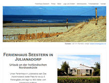 Tablet Screenshot of holland-strand.de